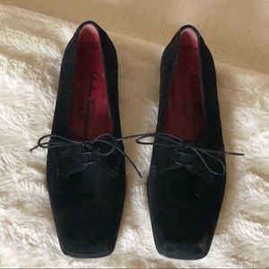 Salvatore Ferregamo Black Suede Women’s Loafer